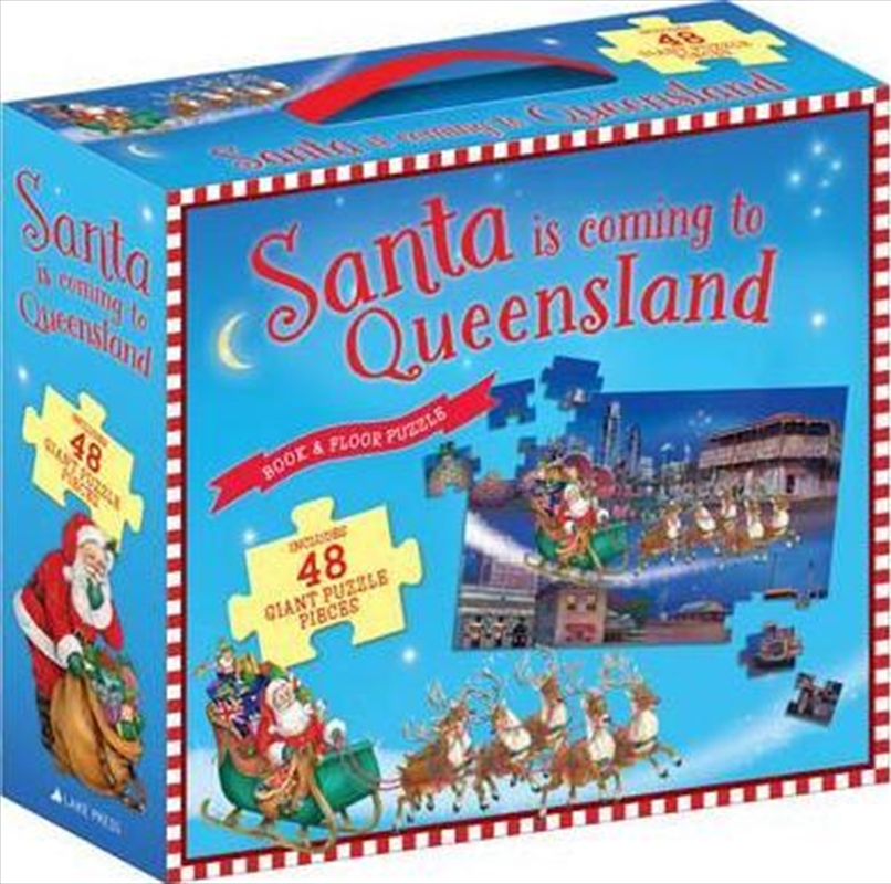 Santa is Coming to Qld Book & Floor Puzzle/Product Detail/Children