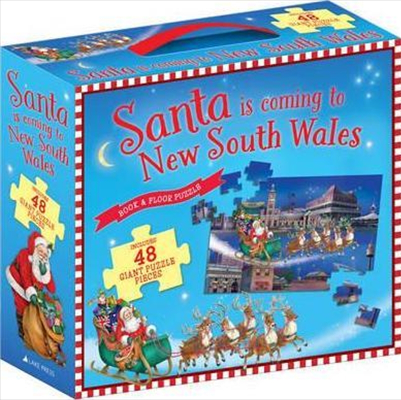Santa is Coming to NSW Book & Floor Puzzle/Product Detail/Children
