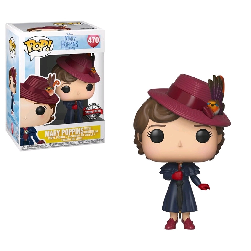 Mary Poppins Returns - Mary Poppins with Umbrella Pop! Vinyl [RS]/Product Detail/Movies