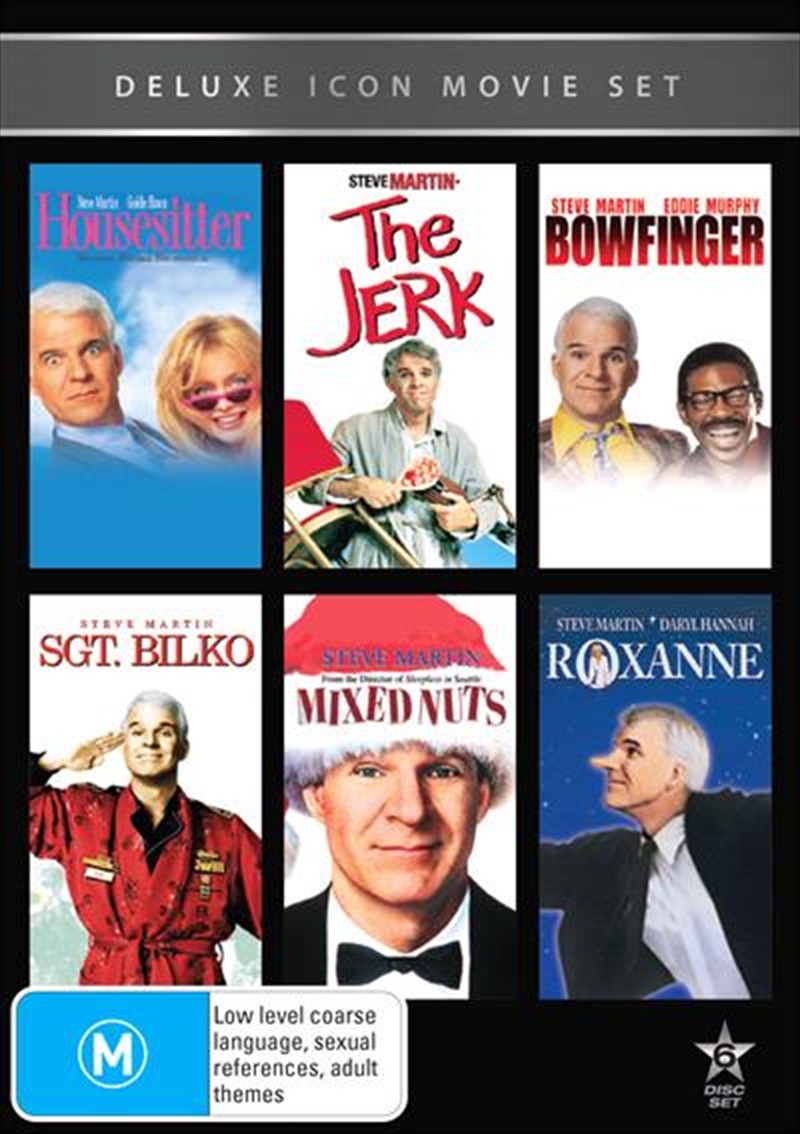 Movie Marathon - Housesitter / The Jerk / Bowfinger / Sgt Bilko / Mixed Nuts / Roxanne DVD/Product Detail/Comedy