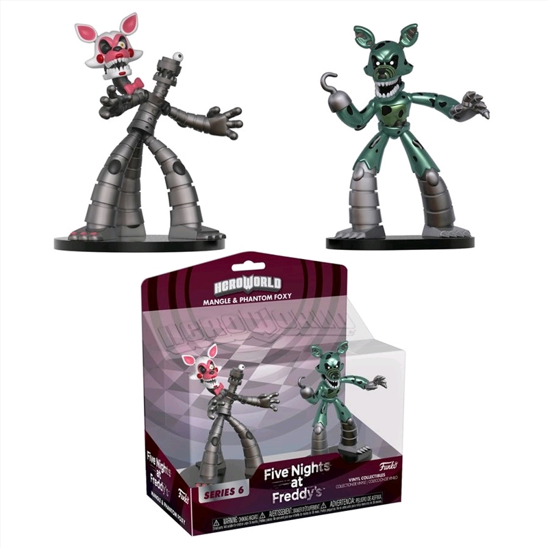 Five Nights at Freddy's: Sister Location - Hero World Mangle & Phantom Foxy 2-pack/Product Detail/Figurines