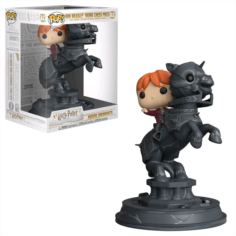 Harry Potter - Ron Riding Chess Knight Movie Moments Pop! Vinyl/Product Detail/Movies