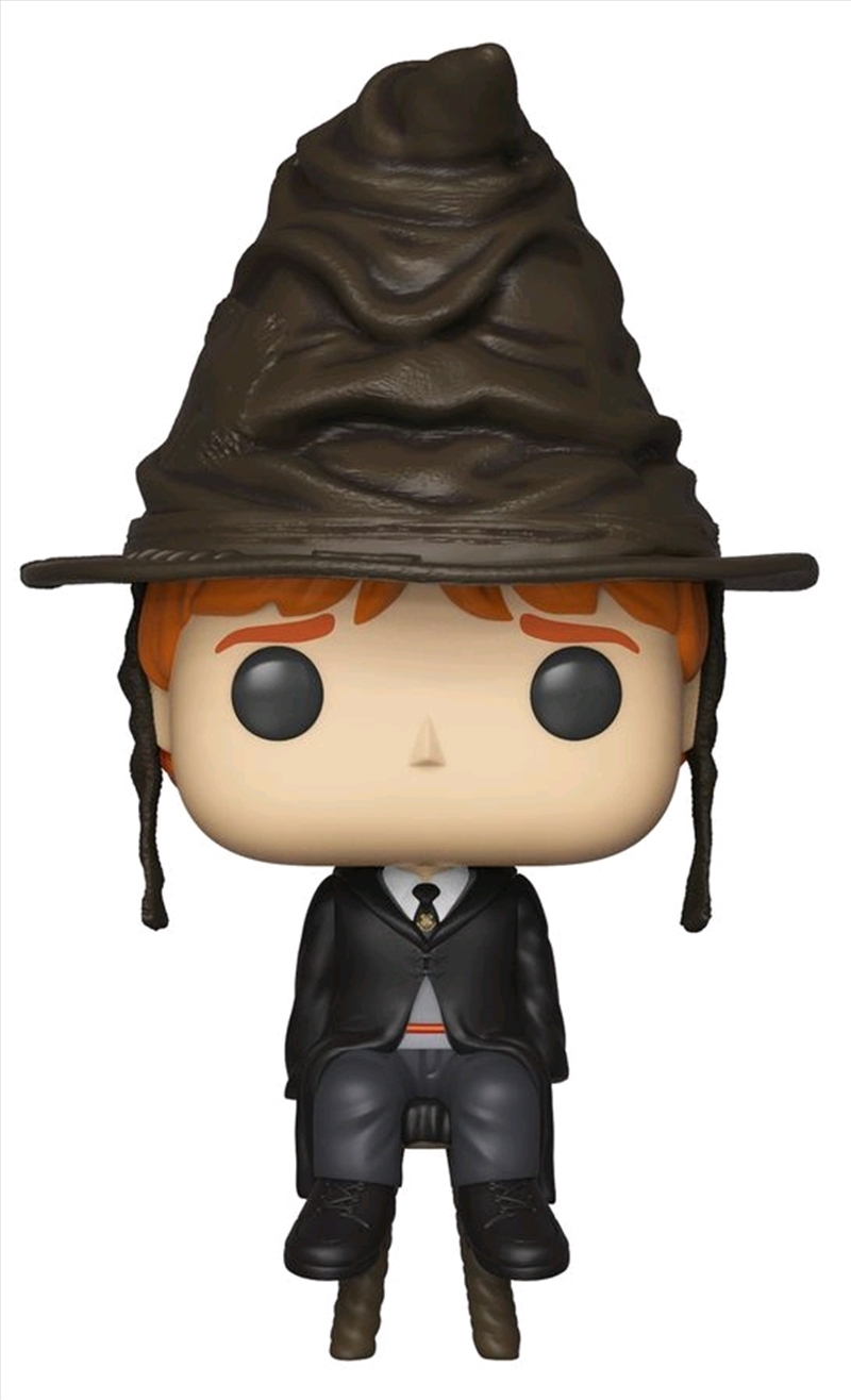 Harry Potter - Ron Weasley with Sorting Hat US Exclusive Pop! Vinyl [RS]/Product Detail/Movies
