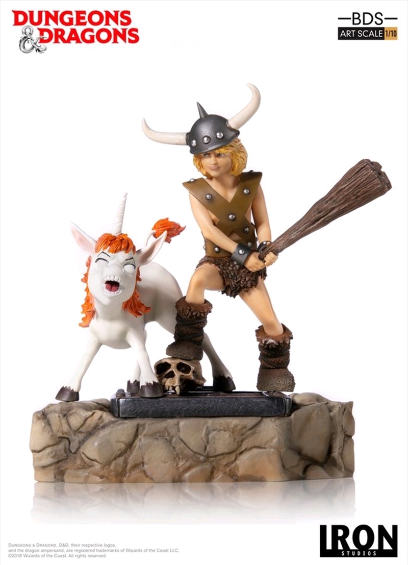 D&D (TV) - Bobby the Barbarian & Uni 1:10 Statue/Product Detail/Statues