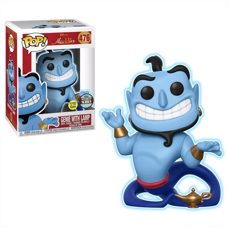 Aladdin - Genie with Lamp Glow Specialty Series Exclusive Pop! Vinyl/Product Detail/Movies