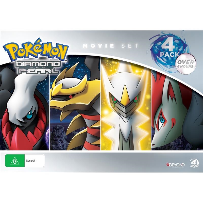 Buy Pokemon Diamond And Pearl 4 Movie Collection on