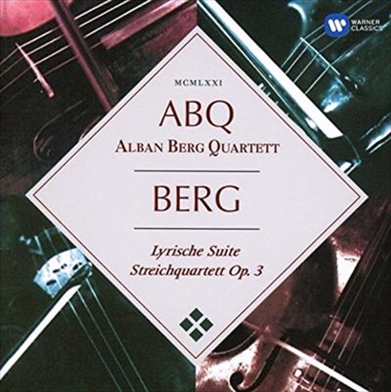 Berg- Lyric Suite, String Quartet/Product Detail/Classical