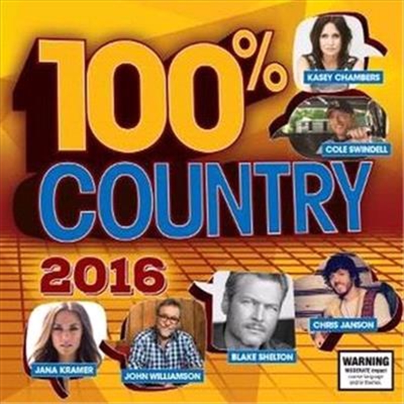 100% Country 2016/Product Detail/Compilation