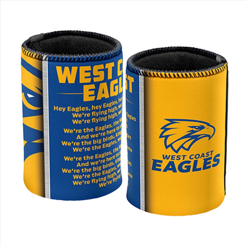 AFL Can Cooler Team Song West Coast Eagles/Product Detail/Coolers & Accessories