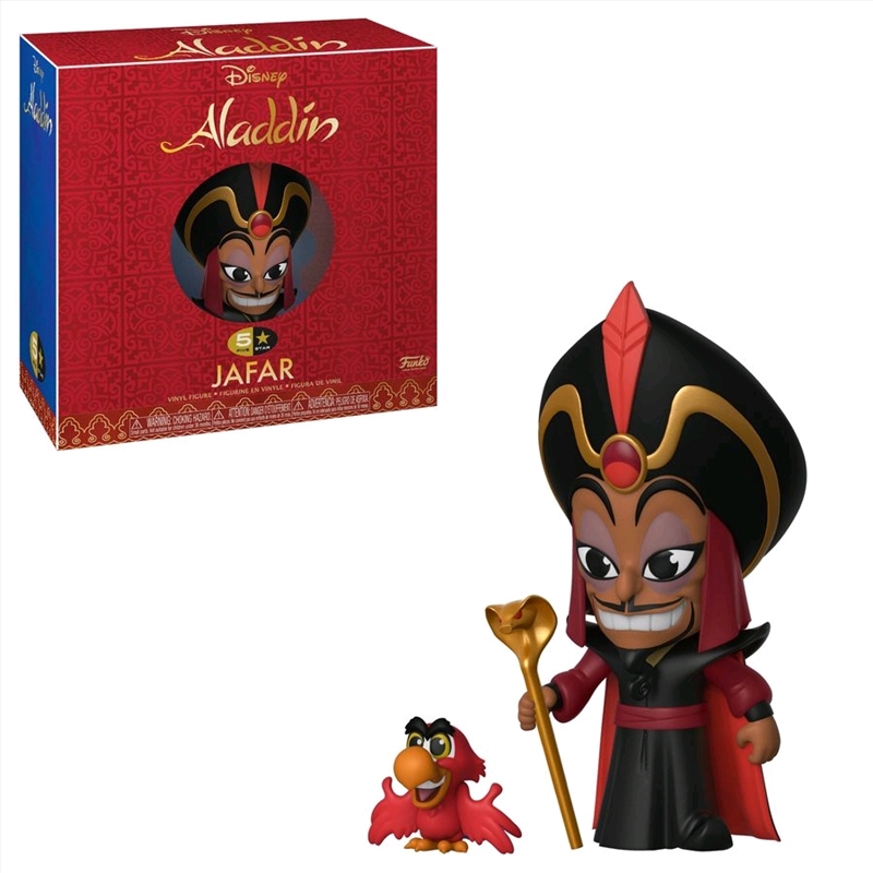 Aladdin - Jafar with Iago 5-Star Vinyl Figure/Product Detail/5 Star