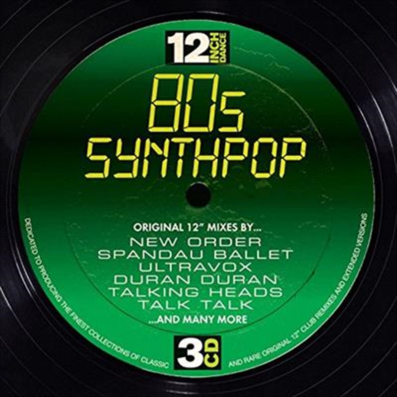 Buy Various 12 Inch Dance 80s Synth Pop on CD On Sale Now With Fast