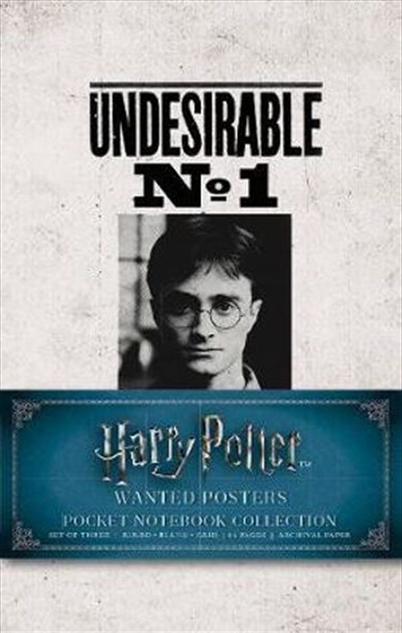 Harry Potter: Wanted Posters Pocket Notebook Collection (Set/Product Detail/Fantasy Fiction