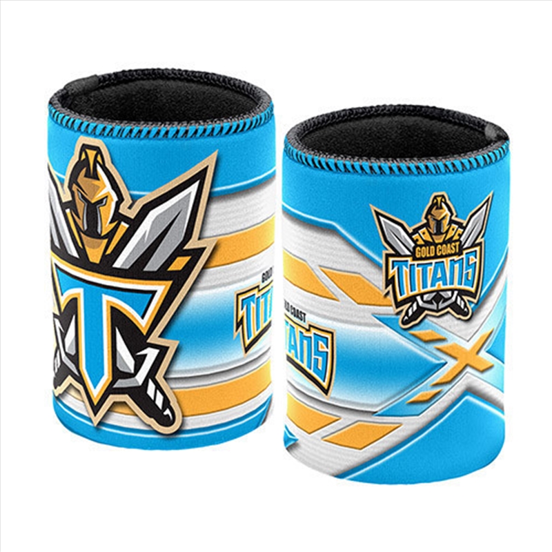 NRL Can Cooler Logo Gold Coast Titans/Product Detail/Coolers & Accessories