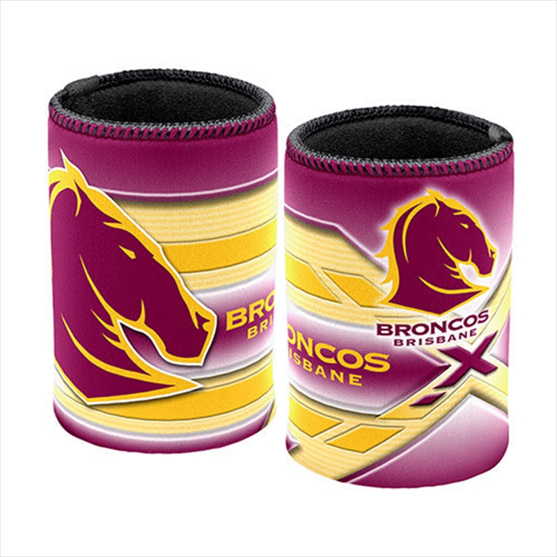 NRL Can Cooler Logo Brisbane Broncos | Accessories