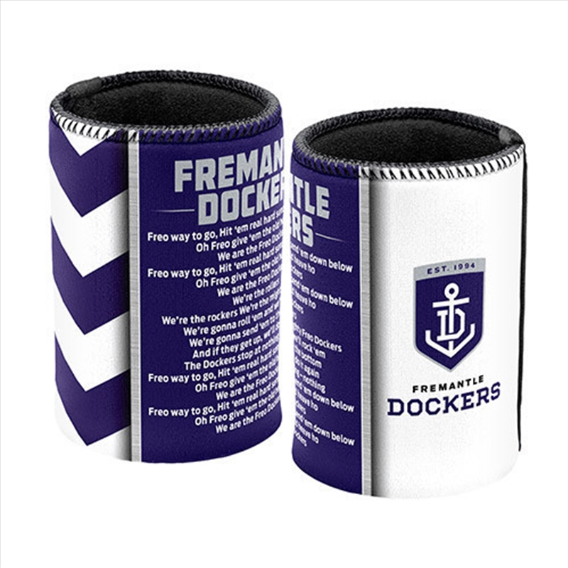 AFL Can Cooler Team Song Fremantle Dockers/Product Detail/Coolers & Accessories