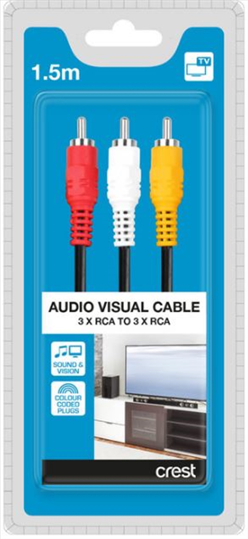 3 Rca Av Cable 1.5M - Audio Visual Cable/Product Detail/Cables