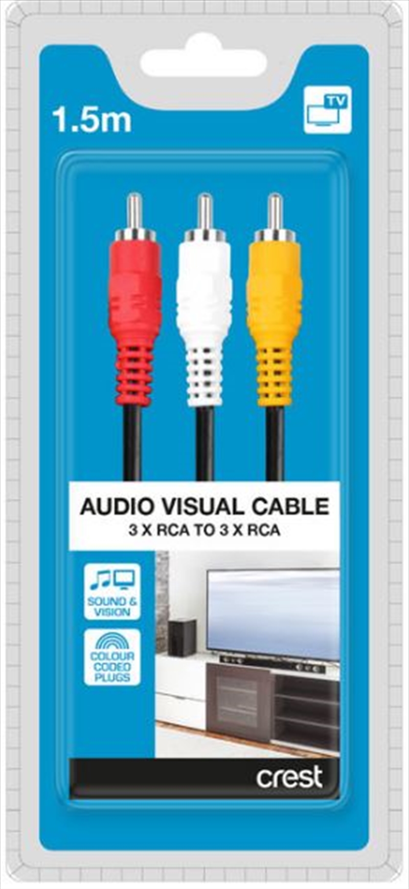 3 Rca Av Cable 1.5M - Audio Visual Cable/Product Detail/Cables