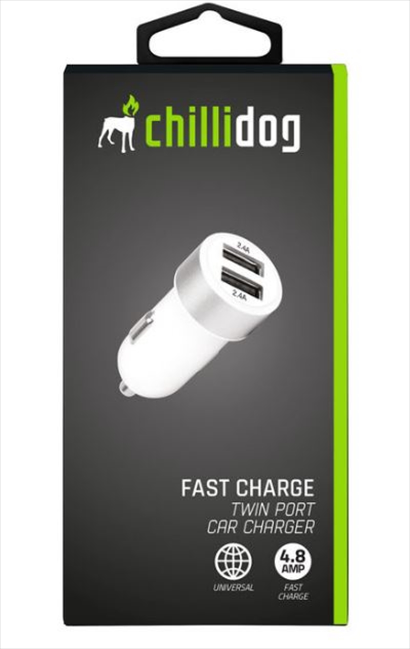 Twin Port USB Car Charger - White/Product Detail/Phone Accessories