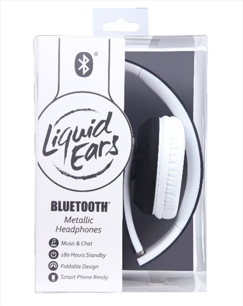 Liquid Ears - Bluetooth Smart Metallic Headphones Black/Product Detail/Headphones