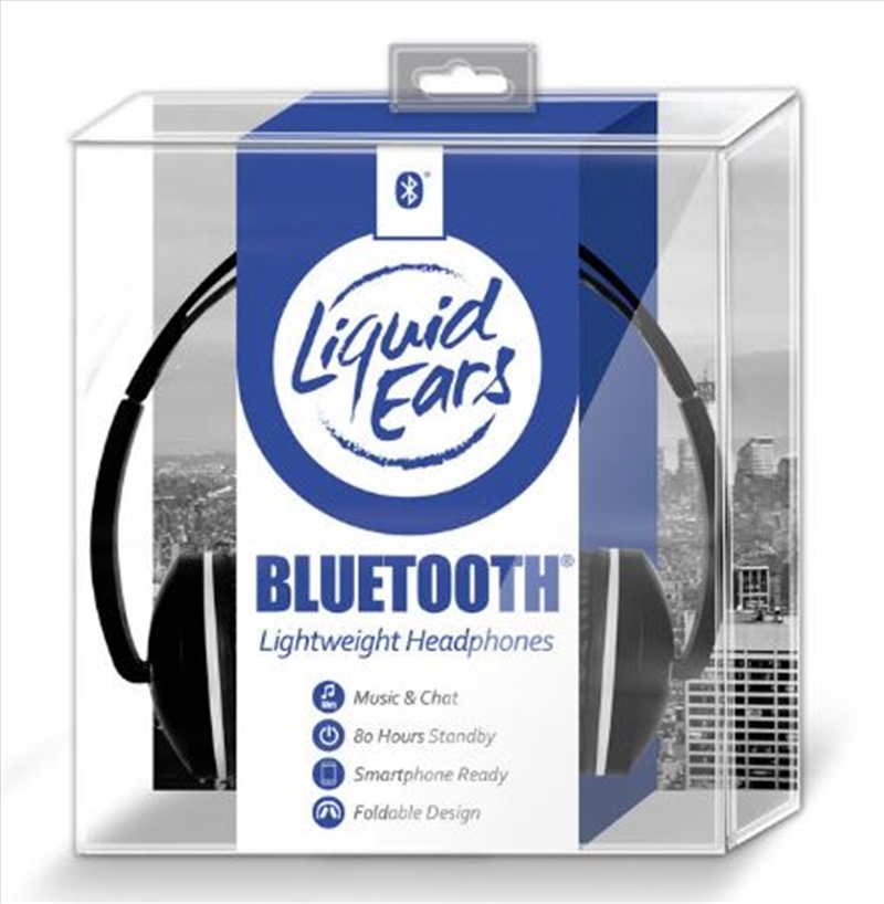 Buy Liquid Ears Bluetooth Lightweight Headphones Black, Headphones