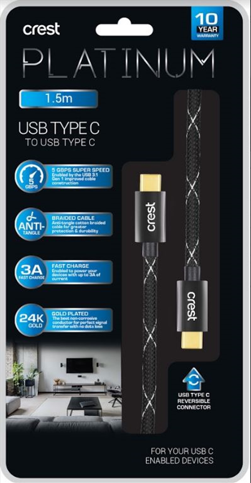 USB Type C To USB Type C Cable - 1.5M/Product Detail/Cables
