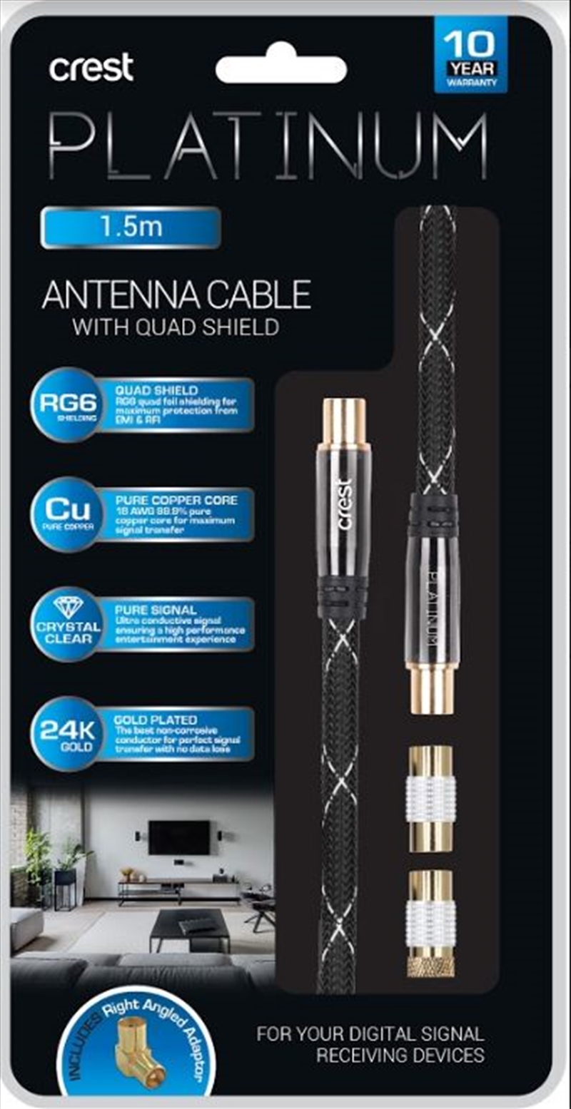 Antenna Cable With Quad Shield - 1.5M/Product Detail/Cables