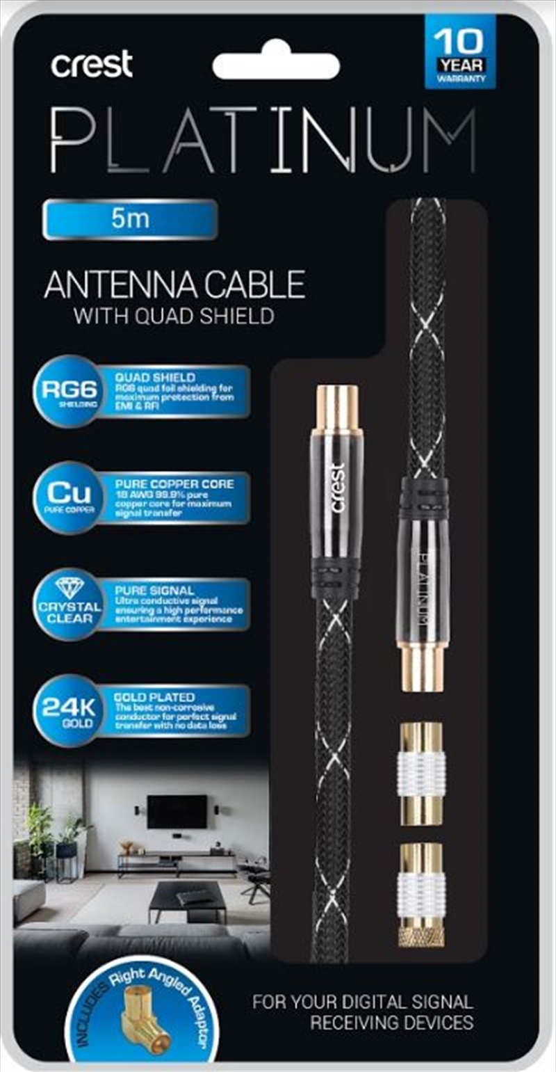 Antenna Cable With Quad Shield - 5M/Product Detail/Cables