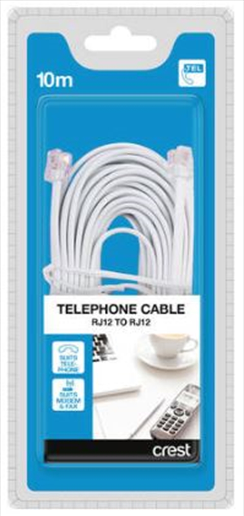Telephone & Modem Cable RJ12 To RJ12 - 10M/Product Detail/Cables