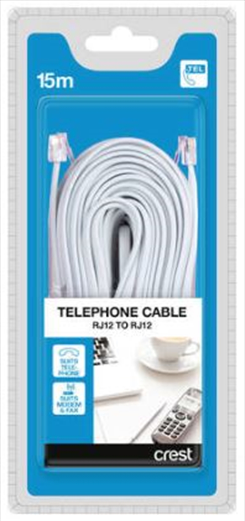 Telephone & Modem Cable RJ12 To RJ12 - 15M/Product Detail/Cables
