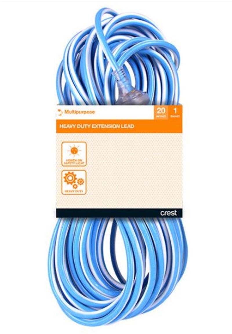 Crest Heavy Duty Extension Lead With Built-In Light - 20M/Product Detail/Cables