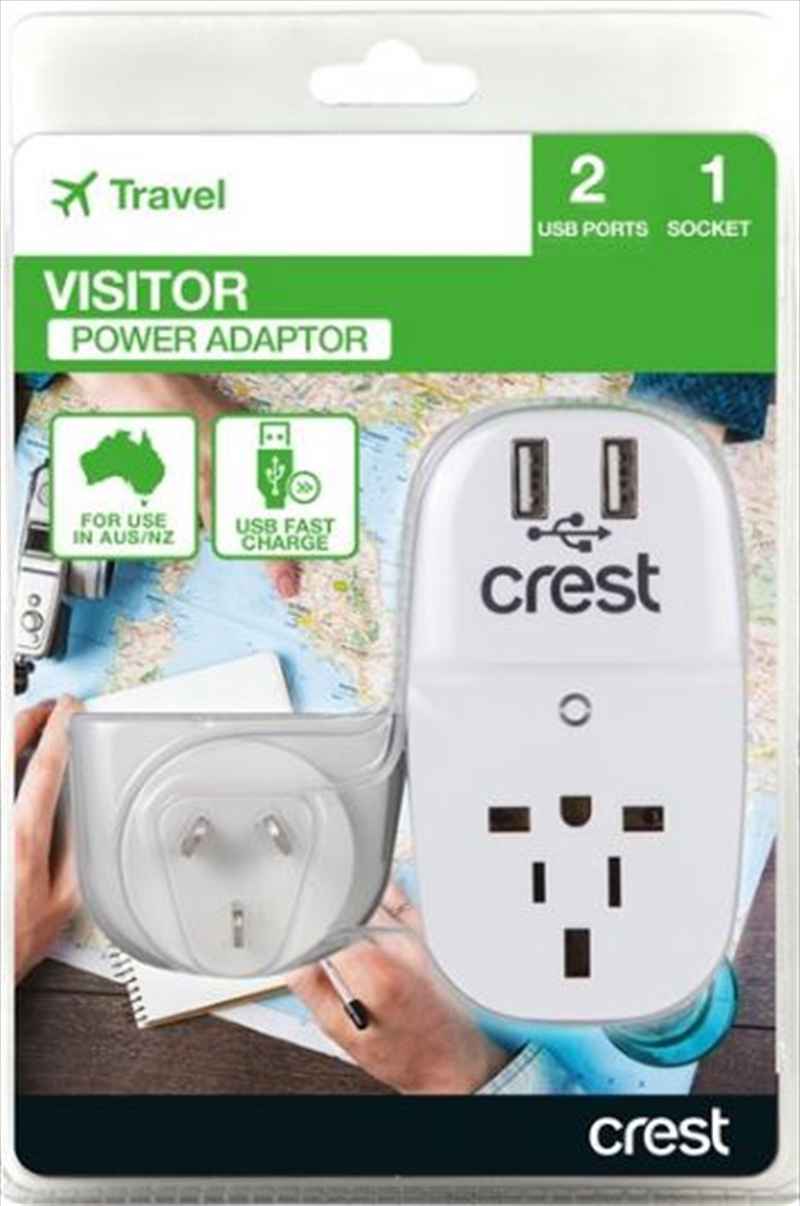 Crest Universal USB Travel Adaptor For Australia & NZ/Product Detail/Power Adaptors