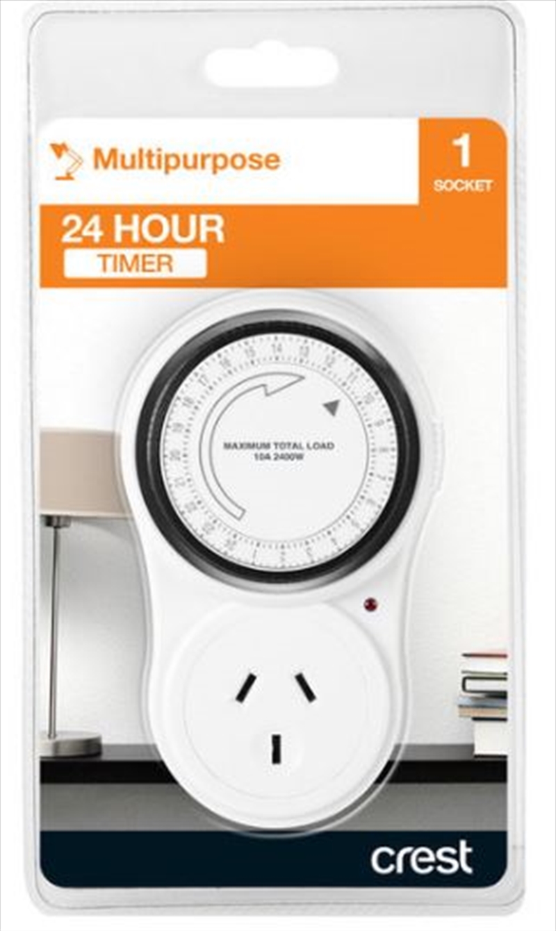 Crest 24 Hour Manual Timer/Product Detail/Power Adaptors