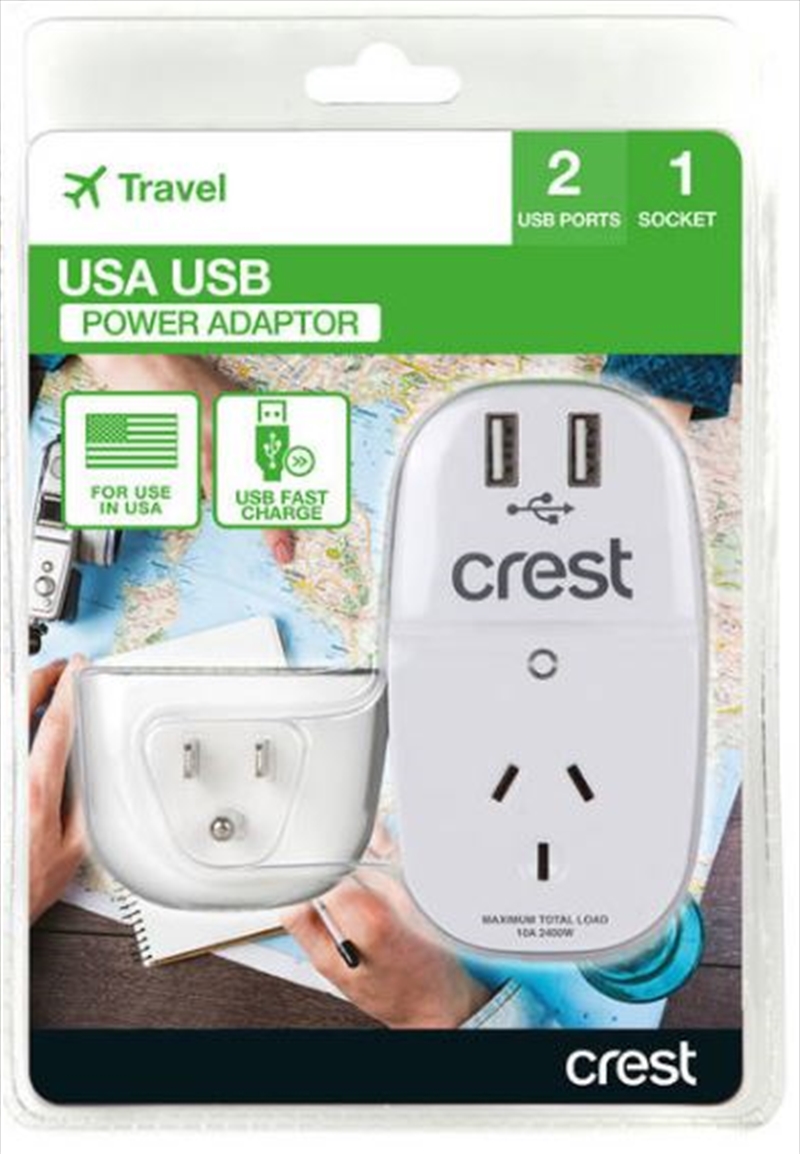 Crest USA Adaptor 1 Socket/Product Detail/Power Adaptors