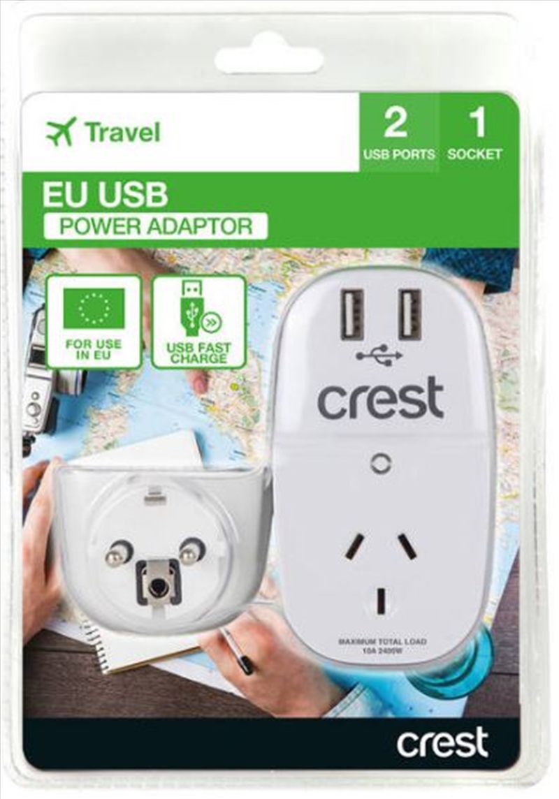 Crest EU Adaptor 1 Socket/Product Detail/Power Adaptors