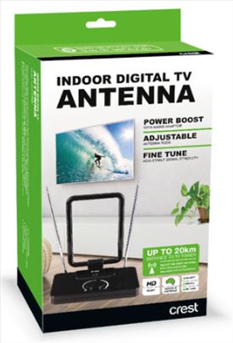 Crest Indoor Antenna Variable Gain - Black/Product Detail/TVs