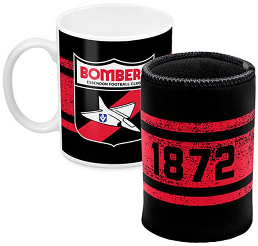 AFL Coffee Mug and Can Cooler Essendon Bombers/Product Detail/Biographies & True Stories