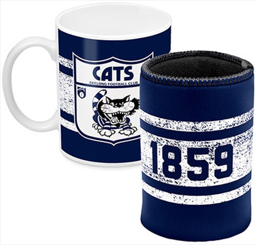 AFL Coffee Mug and Can Cooler Geelong Cats/Product Detail/Coolers & Accessories