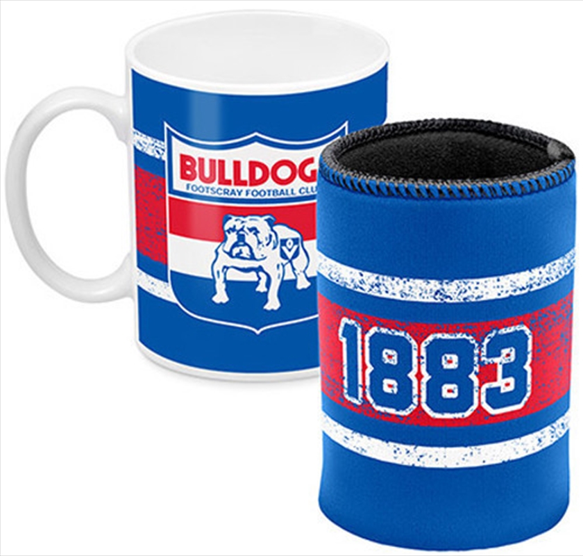 AFL Coffee Mug and Can Cooler Western Bulldogs | Merchandise