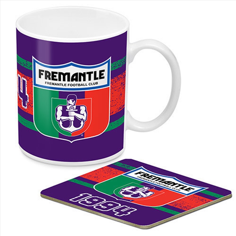 AFL Coffee Mug and Coaster 1st Team Logo Fremantle Dockers/Product Detail/Mugs