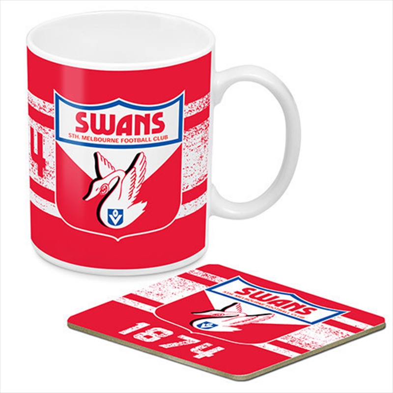 AFL Coffee Mug and Coaster 1st Team Logo Sydney Swans/Product Detail/Mugs