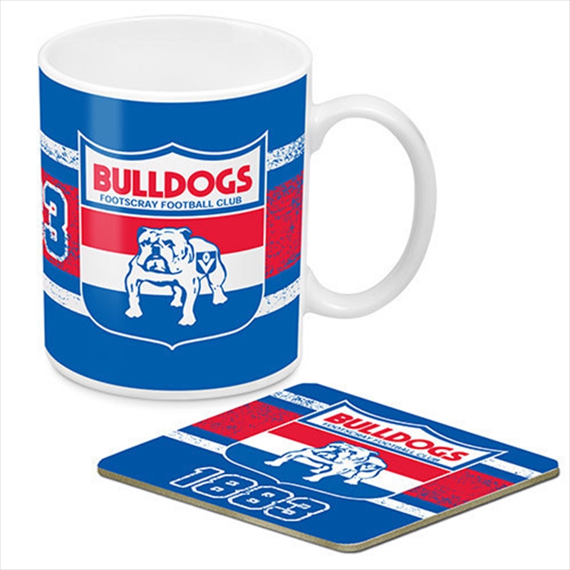 AFL Coffee Mug and Coaster 1st Team Logo Western Bulldogs/Product Detail/Mugs