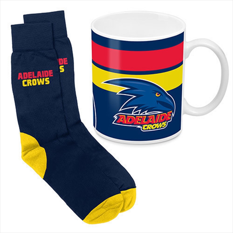 AFL Coffee Mug and Sock Gift Pack Adelaide Crows/Product Detail/Mugs