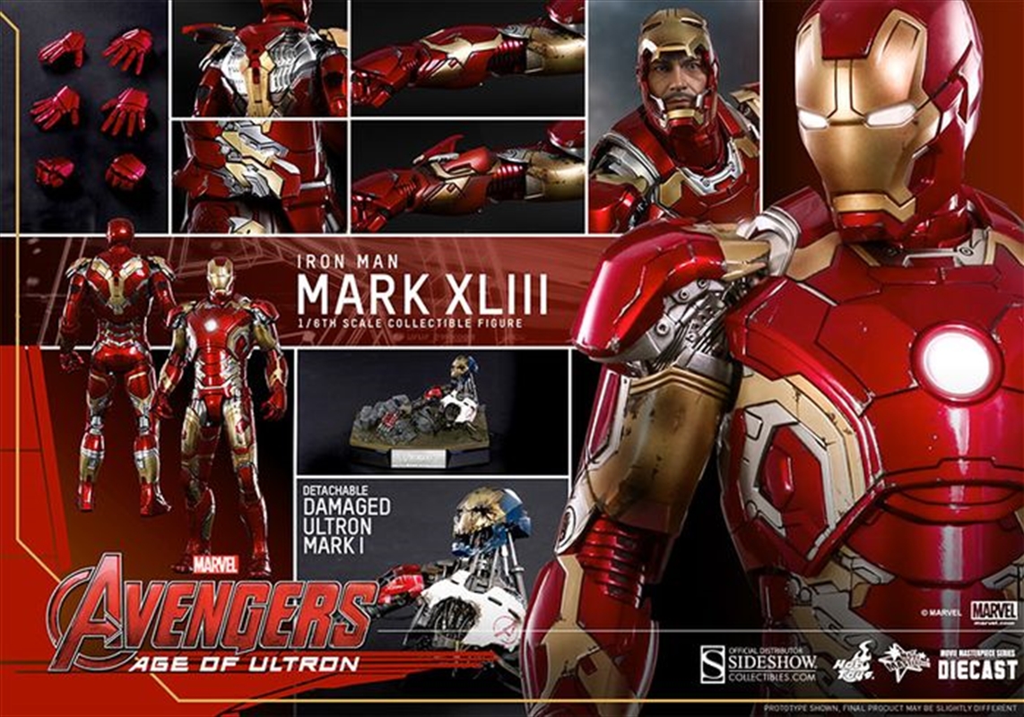 Avengers 2: Age of Ultron - Iron Man Mark XLIII 1:6 Scale Action Figure/Product Detail/Figurines
