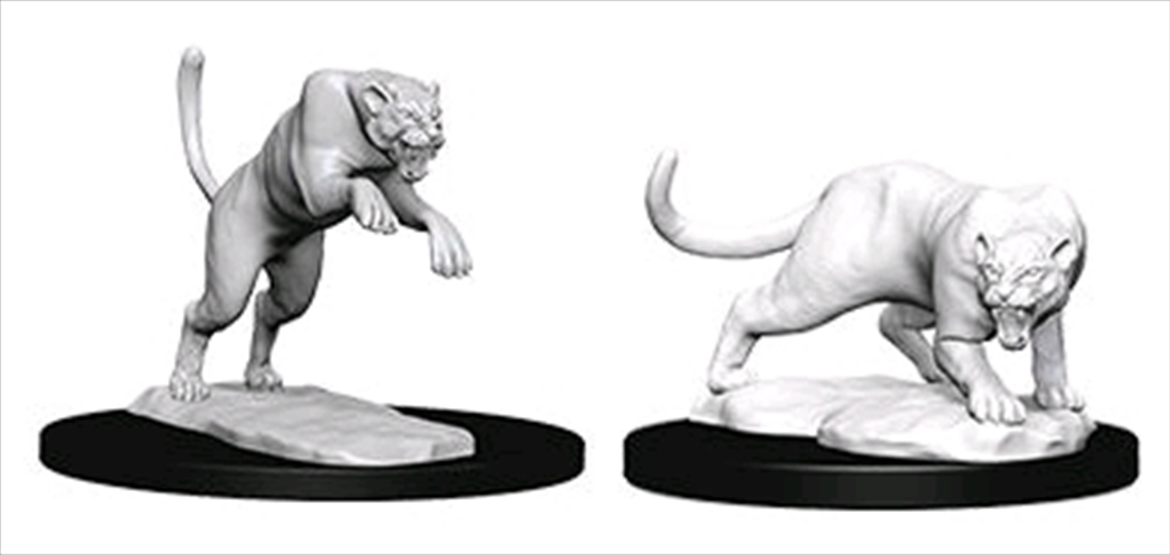 Dungeons & Dragons - Nolzur's Marvelous Unpainted Minis: Panther & Leopard/Product Detail/RPG Games
