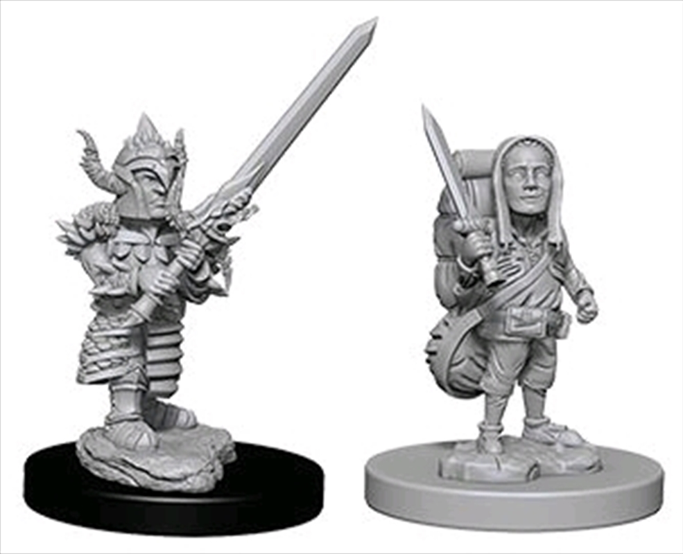 Dungeons & Dragons - Nolzur's Marvelous Unpainted Minis: Halfling Male Fighter/Product Detail/RPG Games