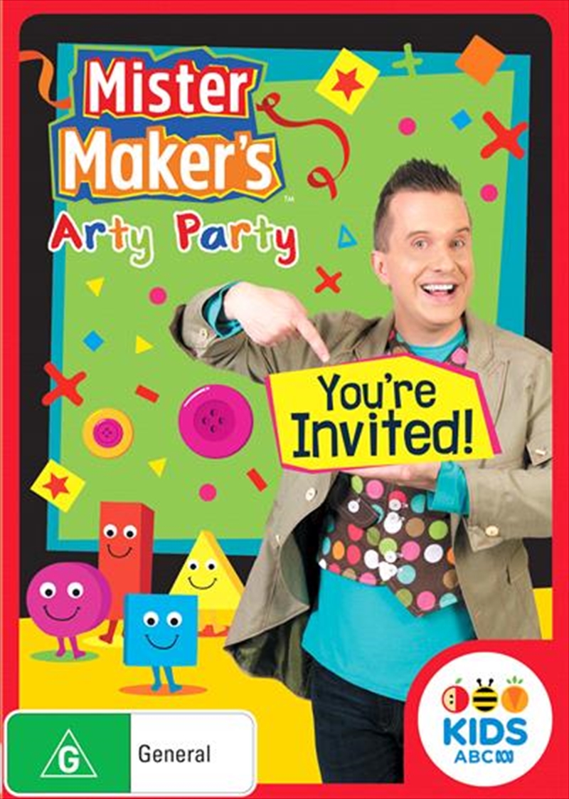 Mister Maker's Arty Party - You're Invited/Product Detail/ABC