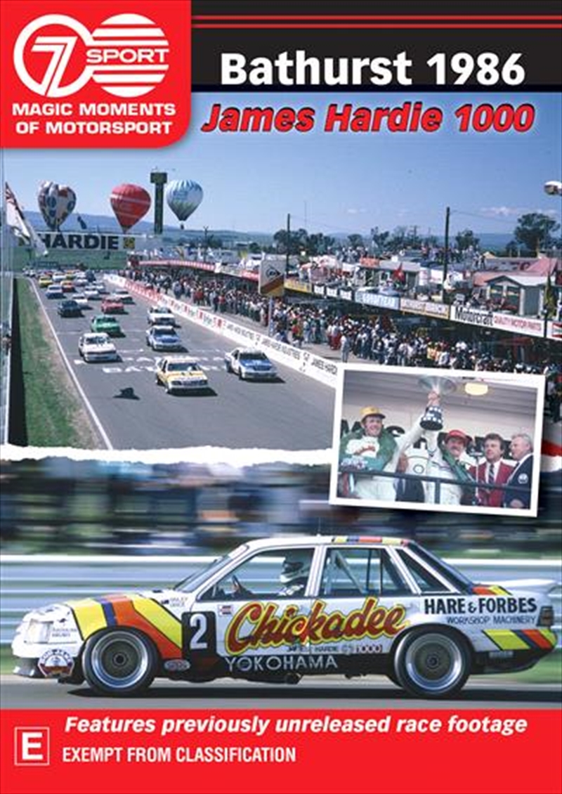 Magic Moments Of Motorsport - 1986 James Hardie 1000 | DVD
