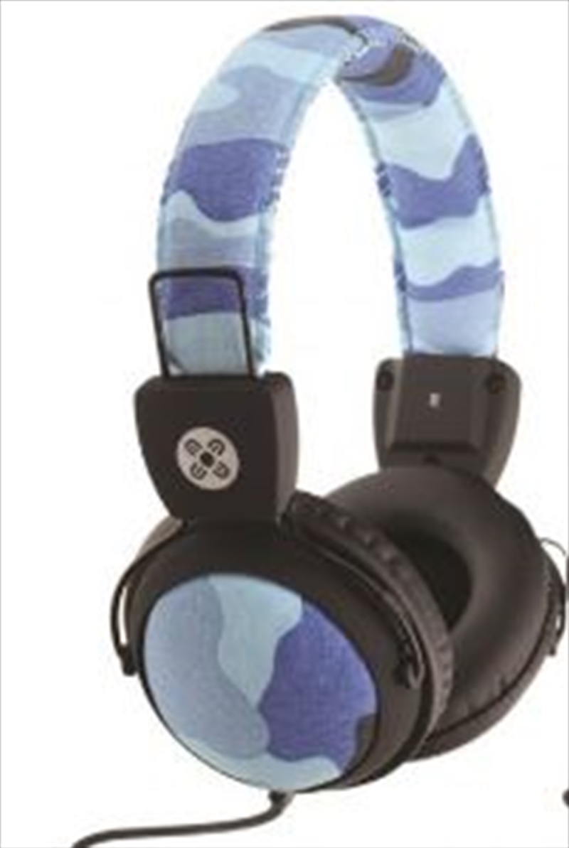 Camo In-line Mic Blue Headphones/Product Detail/Headphones