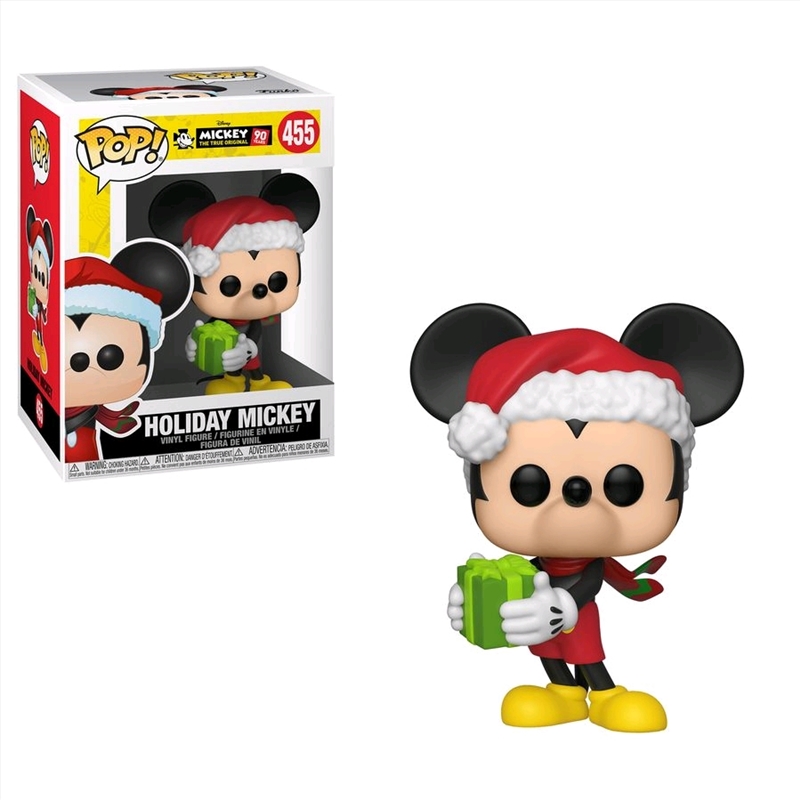 Mickey Mouse - 90th Anniversary Holiday Mickey Pop! Vinyl/Product Detail/Movies