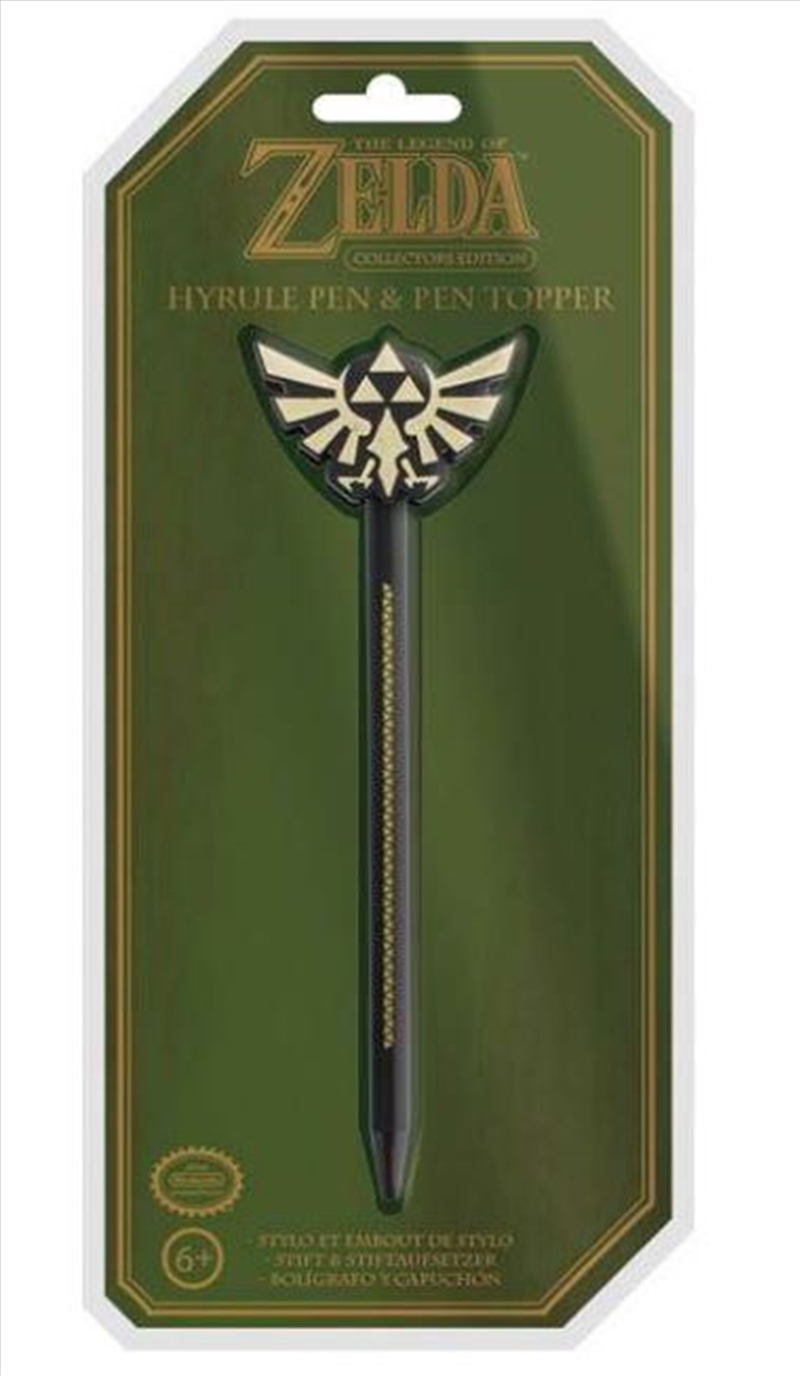Legend Of Zelda Hyrule Pen And Pen Topper/Product Detail/Pens, Markers & Highlighters